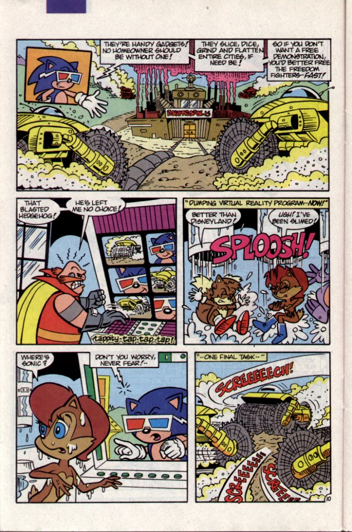 Sonic - Archie Adventure Series November 1994 Page 10